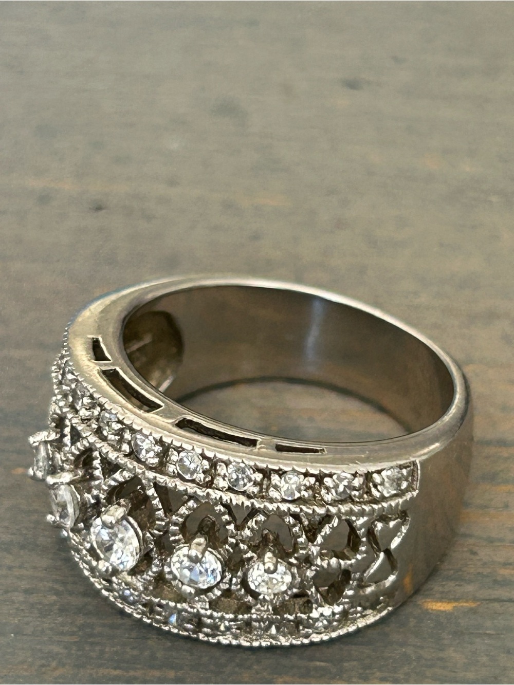 Sterling 925 silver embellished Cz ring  
Loads of compliments - Picture 5 of 9